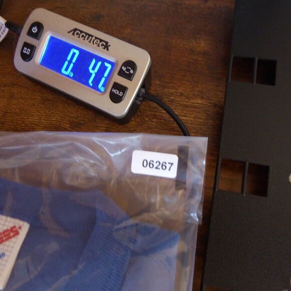 Vintage La Flame Shirt Mens Medium Blue Short Sleeve V Neck Single Stitch - Picture 9 of 9